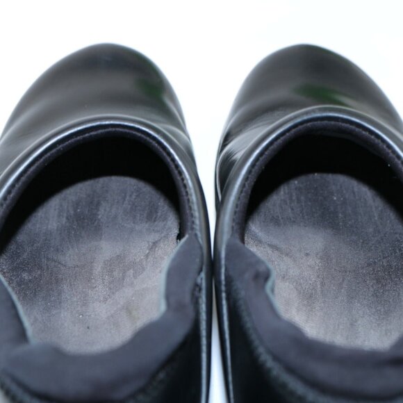 Dansko Womens Kelsey Clog  Size 38 7.5  Black Leather Slip On Casual Work Shoe - Picture 11 of 12